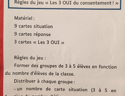 Les 3 OUI du consentement